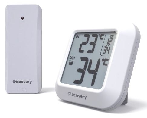 photograph Levenhuk Discovery Report W20 Weather Station with clock