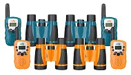 picture Levenhuk LabZZ WTT10 Walkie Talkie and Binoculars Set