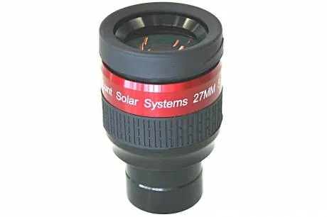 picture LUNT LS27E H-alpha 60° 27mm 1.25" Flat Field Eyepiece,  1