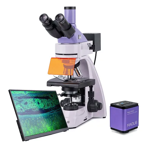 image MAGUS Lum D400L LCD Fluorescence Digital Microscope