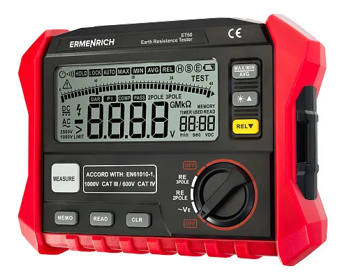 image Ermenrich Ping ET60 Earth Resistance Tester