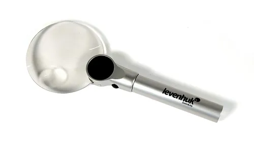 picture Levenhuk Zeno 400 LED Magnifier, 2/4x, 88/21mm, Metal,  1