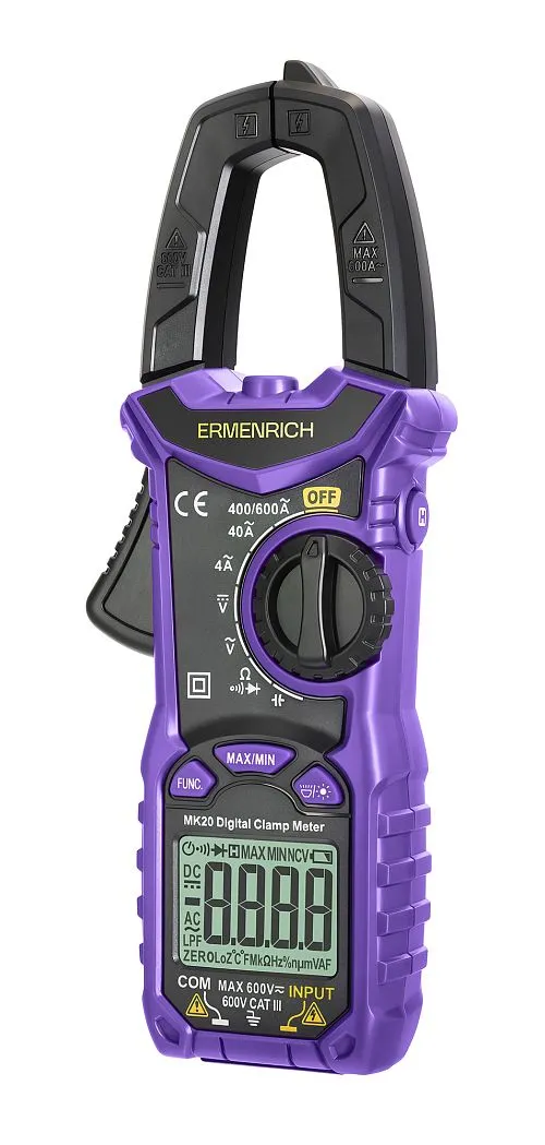 picture Ermenrich Ping MK20 Digital Clamp Meter,  1
