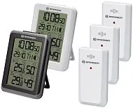 photograph Bresser Clima Temp IO RC Thermometer Jumbo Set