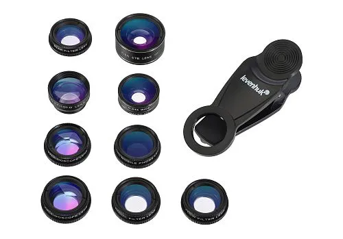 photograph Levenhuk Lens S10 Smartphone Lens Set,  1