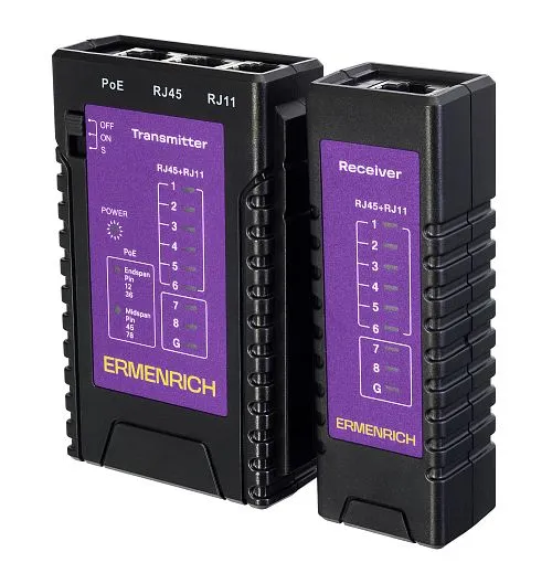 photograph Ermenrich NetGeeks NP10 Cable & PoE Tester,  1