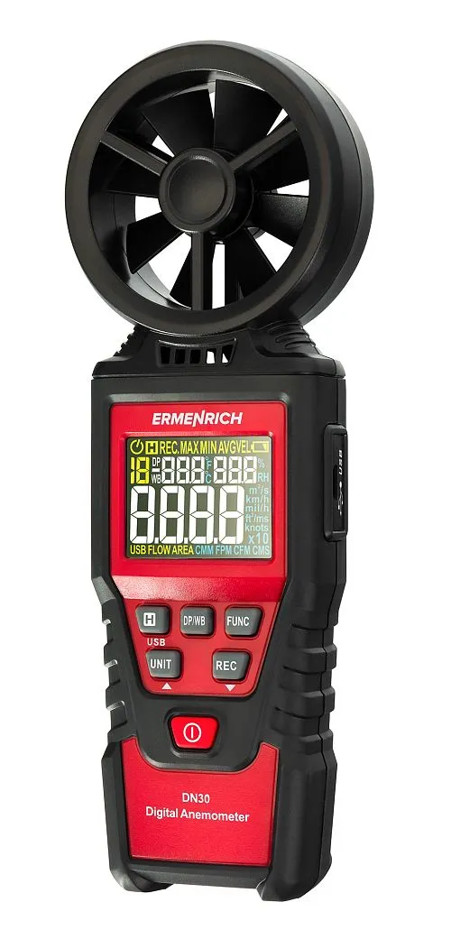 photograph Ermenrich Seek DN30 Digital Anemometer