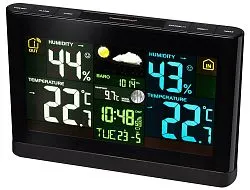 image Bresser Weather Station with Colour Display, black