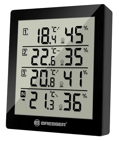 photo Bresser Temeo Hygro Quadro Weather Station, black