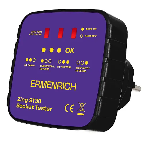 photograph Ermenrich Zing ST30 Socket Tester