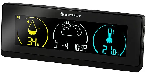 photograph Bresser Temeo Life Weather Station with Color Display, black