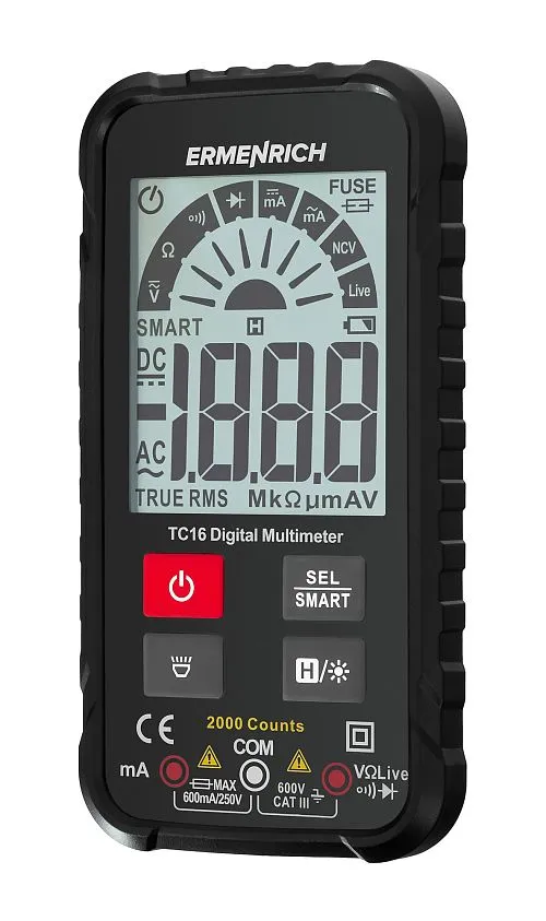 photograph Ermenrich Zing TC16 Digital Multimeter