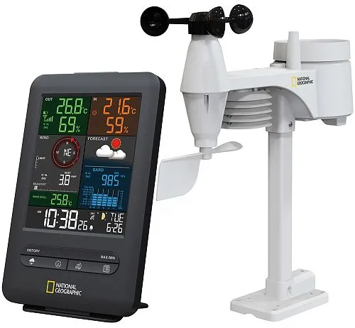 photograph Bresser National Geographic 256-color 5-in-1 RC Weather Center