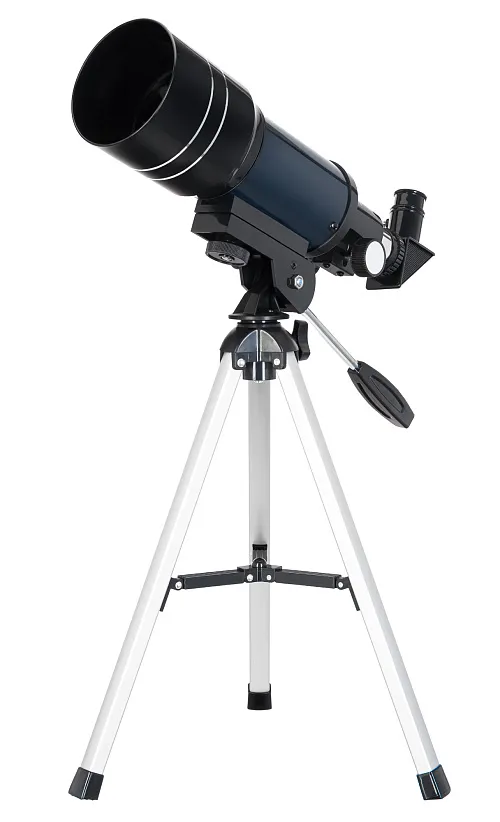 photograph Levenhuk Discovery Spark 703 AZ Telescope with book