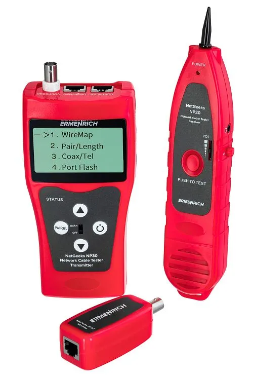 photo Ermenrich NetGeeks NP30 Network Cable Tester,  1