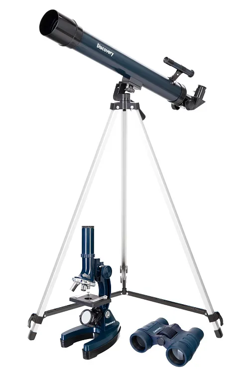 photo Levenhuk Discovery Scope Set 3 with book,  1