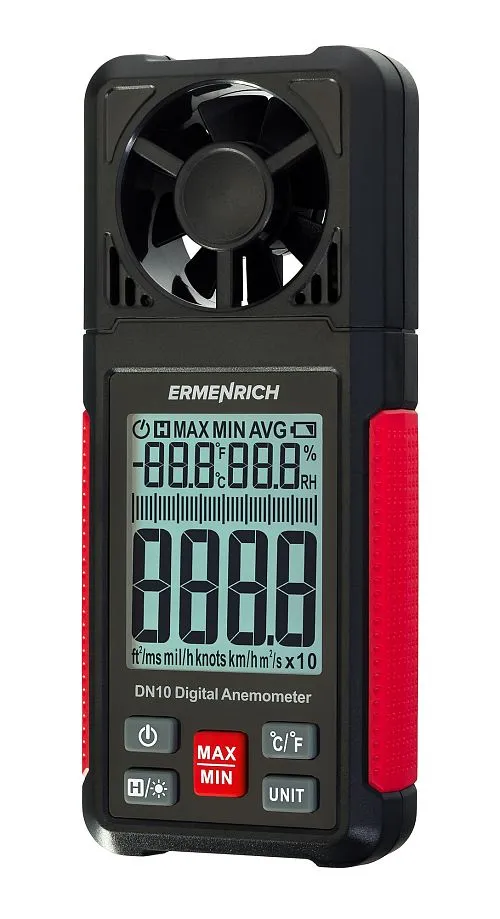 photo Ermenrich Seek DN10 Digital Anemometer