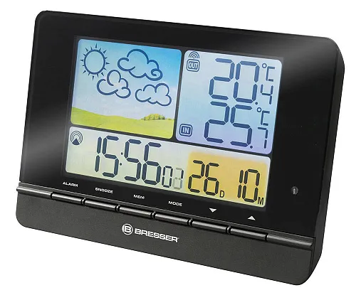 photograph Bresser MeteoTrend Colour RC Weather Station, black