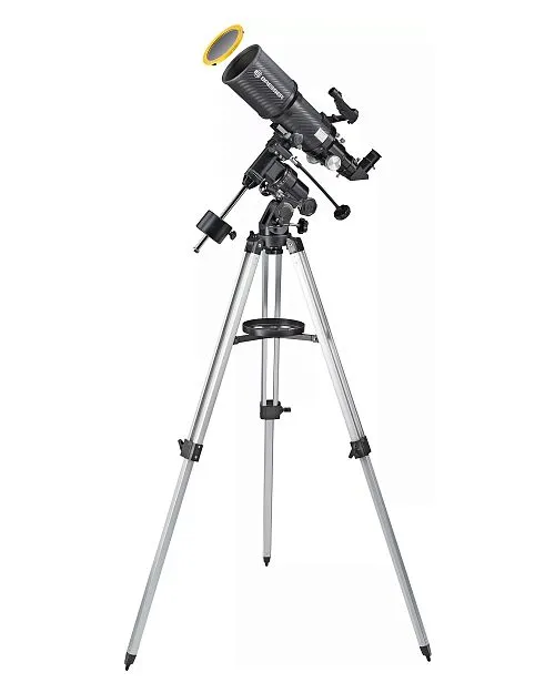 image Bresser Polaris 102/460 EQ3 Telescope with solar filter,  1