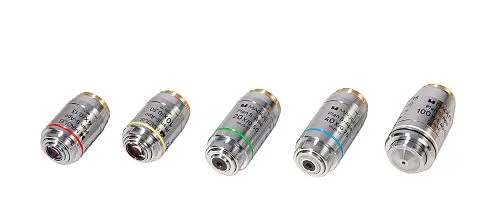photo MAGUS FL S-APO60 PlanF S-Apo 4х/10х/20х/40х/100х oil ∞/0.17 H60mm Objective Set