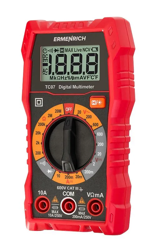 picture Ermenrich Zing TC07 Digital Multimeter,  1