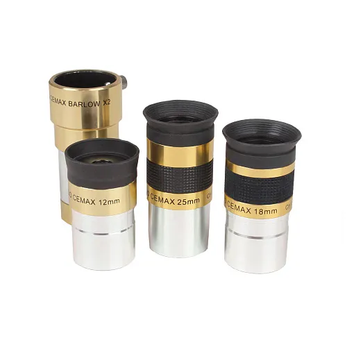 photograph Coronado Cemax Eyepiece Set with Cemax 2x Barlow lens,  1