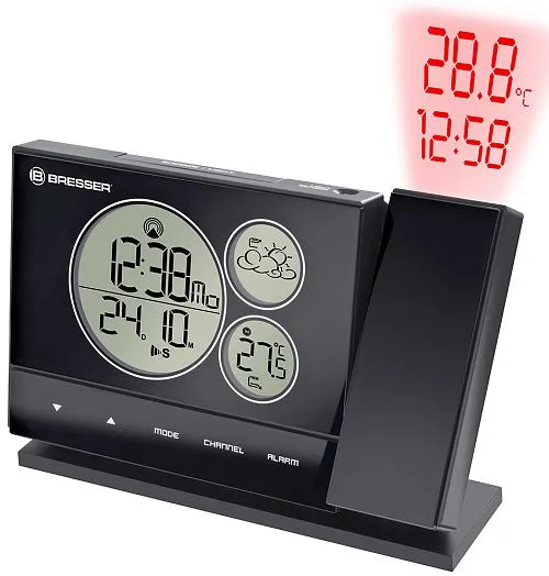 image Bresser BF-PRO RC Weather Station with Projector, black