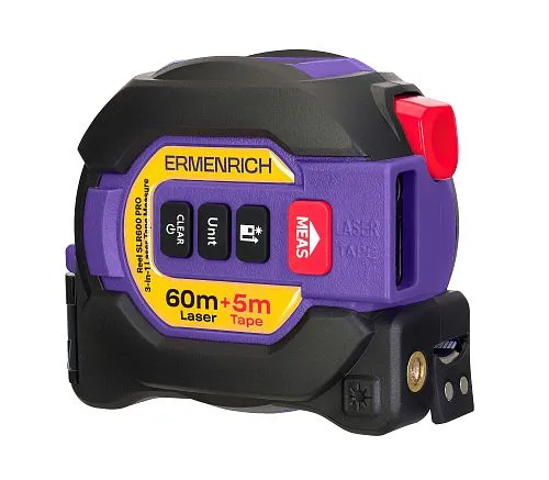 image Ermenrich Reel SLR600 PRO 3-in-1 Laser Tape Measure,  1