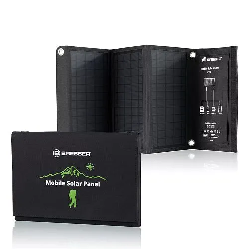 photo Bresser Mobile Solar Charger 21 Watt with USB,  1