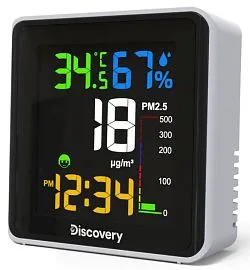 photograph Levenhuk Discovery Report WA30 Weather Station with Air Particulate Monitor