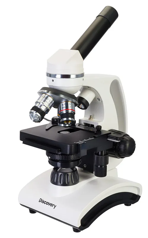 photograph Levenhuk Discovery Atto Polar microscope with book,  1
