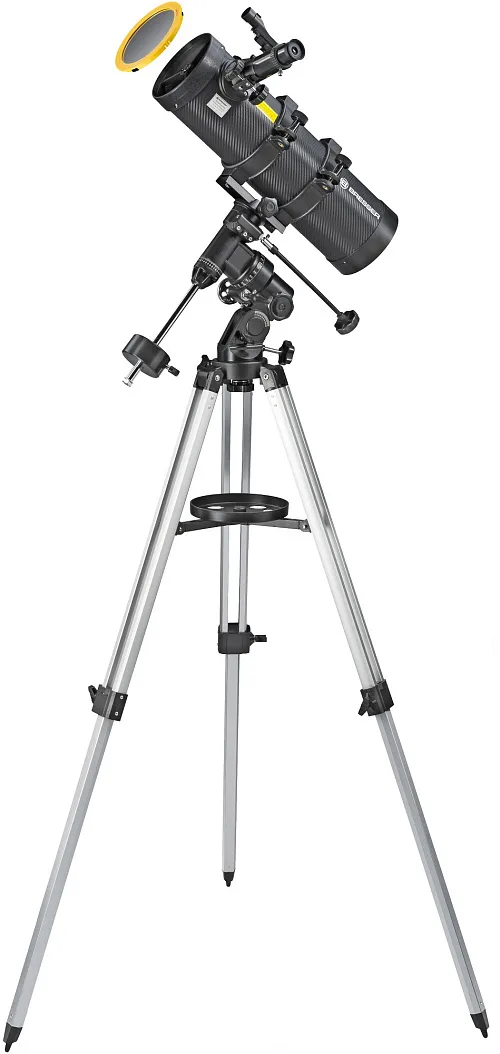 photograph Bresser Spica 130/1000 EQ3 Telescope with filter set