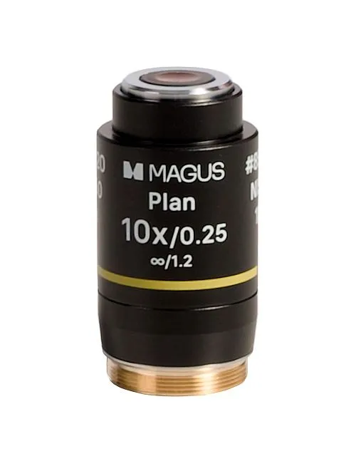 image MAGUS 10PL60V Plan 10х/0.25 ∞/1.2 H60mm Objective,  1