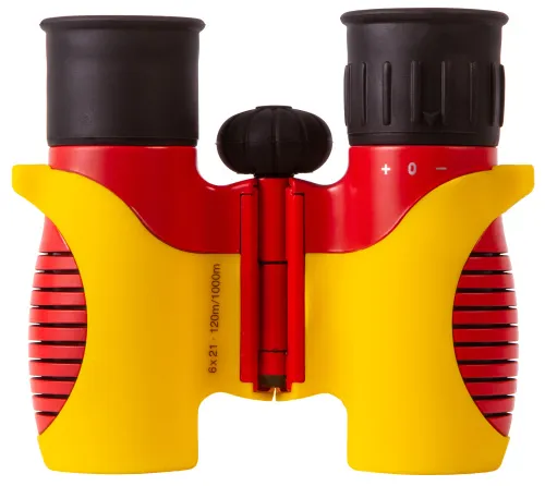 photograph Bresser Junior 6x21 Binoculars for children, yellow,  4