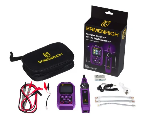 picture Ermenrich Ping SM75 Cable Tester With Multimeter,  2