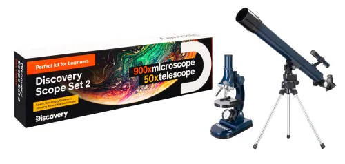 image Levenhuk Discovery Scope Set 2 with book,  2