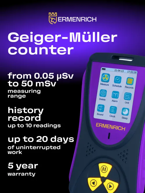 picture Ermenrich Ping RD50 Radiation Detector,  9