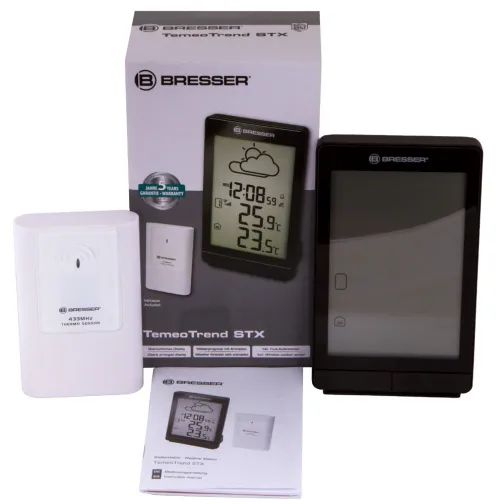 picture Bresser TemeoTrend STX RC Weather Station, black,  2