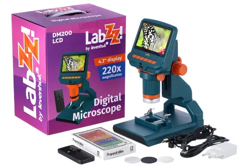 photograph Levenhuk LabZZ DM200 LCD Digital Microscope,  2