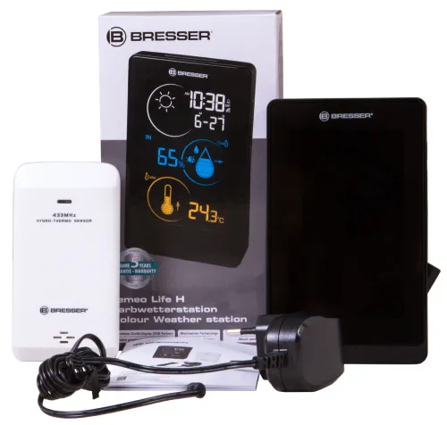 picture Bresser Temeo Life H Weather Station with Color Display, black,  2