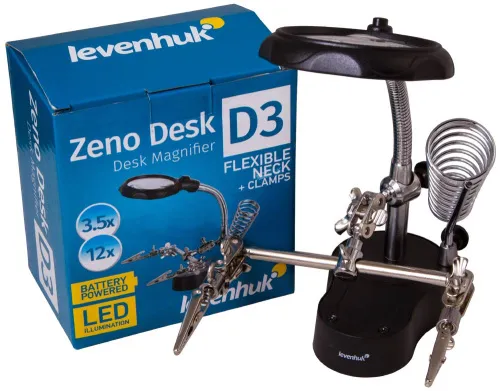 picture Levenhuk Zeno Desk D3 Magnifier,  3