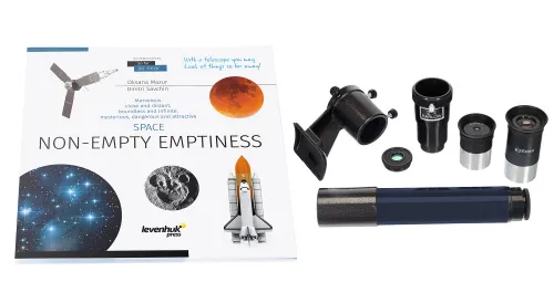 photo Levenhuk Discovery Spark 114 EQ Telescope with book,  3