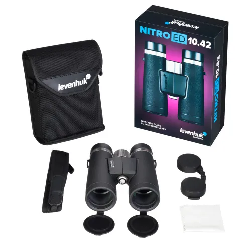 photograph Levenhuk Nitro ED 10x42 Binoculars,  3