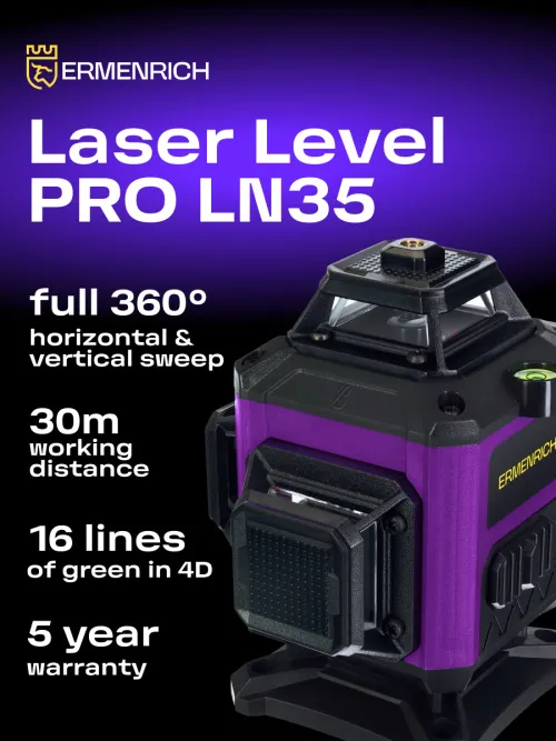 photograph Ermenrich PRO LN35 Laser Level,  12