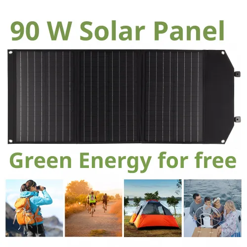 image Bresser Mobile Solar Charger 90 Watt with USB,  2