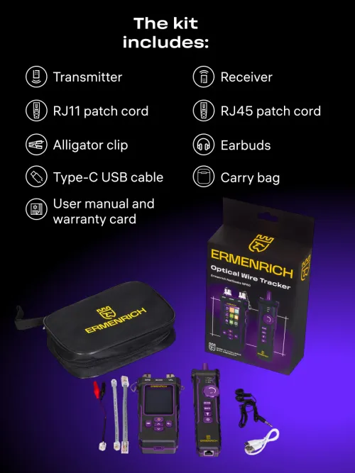 picture Ermenrich NetGeeks NP60 Optical Wire Tracker,  18