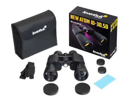 photograph Levenhuk New Atom 10–30x50 Binoculars,  4