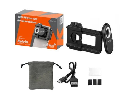 picture Levenhuk Kelvin TMC10 LED Microscope for Smartphone,  9