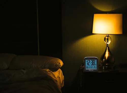 picture Explore Scientific RC Alarm Clock, black,  5