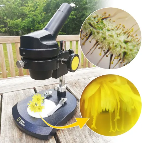 photograph Bresser National Geographic 20x Microscope, monocular,  11